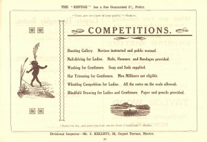 Programme for Grand Bazaar and Dutch Fair, United Methodist Church, Whitley Bay, 16-18 March 1910 (TWAM ref. C.WB1/37/3)