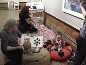 Reading on the colourful rug - a scene inspired by the paintings